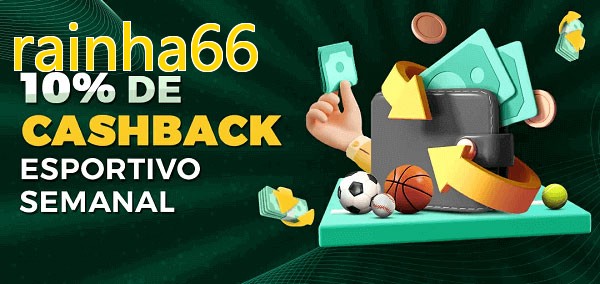 10% de bônus de cashback na rainha66