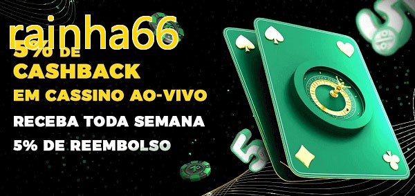 Promoções do cassino ao Vivo rainha66